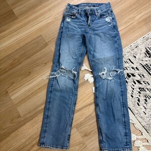 American Eagle Outfitters curvy straight leg jeans 00